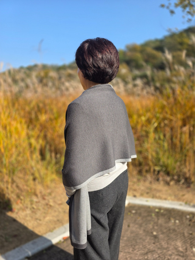 (강력추천) 수퍼파인메리노 울100 양면 머플러