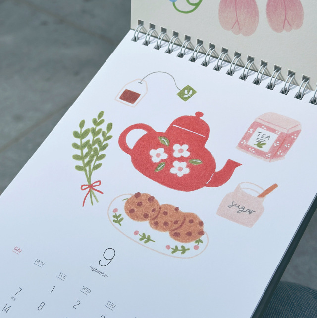 지은그림 작가의 2026 캘린더