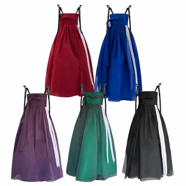 우아미 한복 롱드레스 5colors